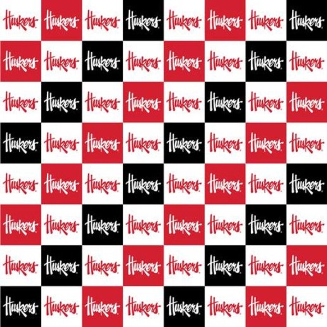 Licensed NCAA University of Nebraska NE-1158 Cotton Fabric by the Yard